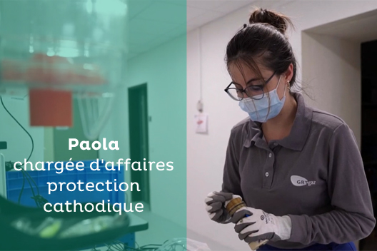 Paola, cathodic protection manager at GRTgaz