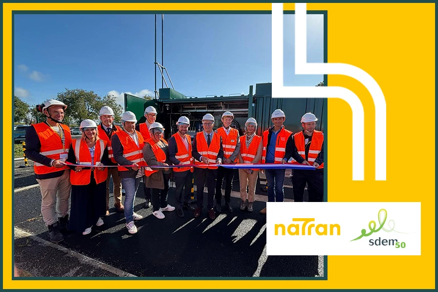 Inauguration du rebours de Saint-James (Manche) - photo : NaTran