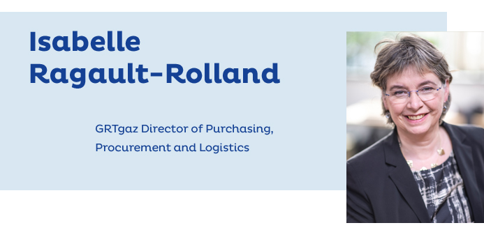 Portrait of Isabelle Ragault - Rolland is appointed GRTgaz Director of Purchasing, Procurement and Logistics
