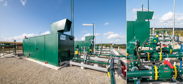 Noyal-Pontivy reverse flow station/Photo: GRTgaz - Julien Gazeau