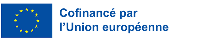Logo de l'UE et mention : Cofinancé par l'Union européenne
