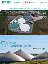Méthanisation de type agricole et industriel territorial - retour d'expérience 2023
