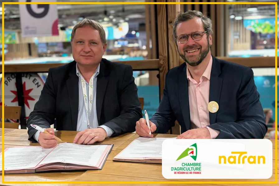 Signature Chambre d’Agriculture de région Ile-de-France et NaTran (27 février 2026)