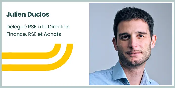 Julien Duclos, délégué RSE à la Direction Finance, RSE et Achats de NaTran