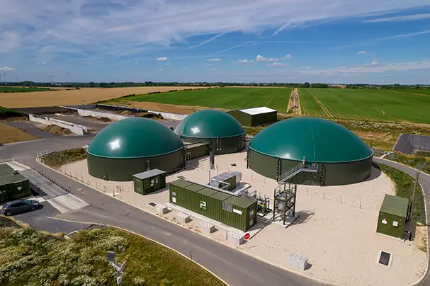 Biomethane injection station in Mézières-sur-Oise (photo: Jacques Rostand)