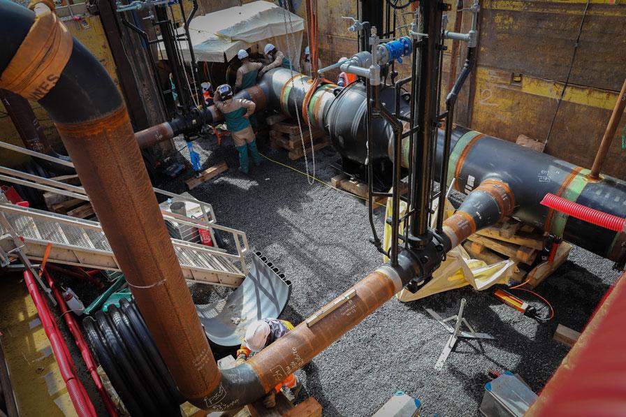 Station de compression de Taisnières-sur-Hon (Nord) - projet Gaz b - gaz H