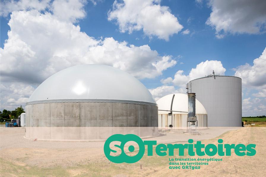 Bioloie anaerobic digestion station (photo: Alban Lécuyer) - soTerritoires logo