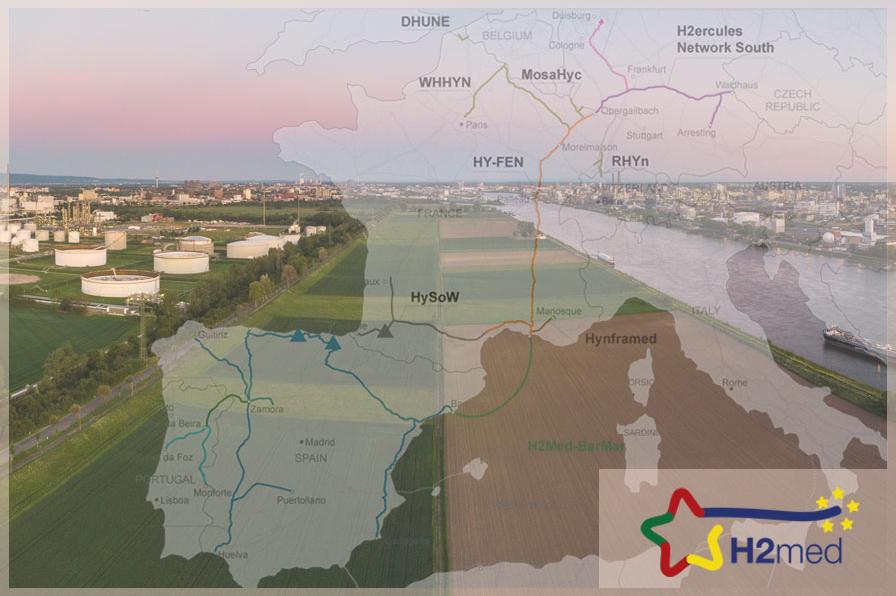 H2med logo and map, photo: Getty Images