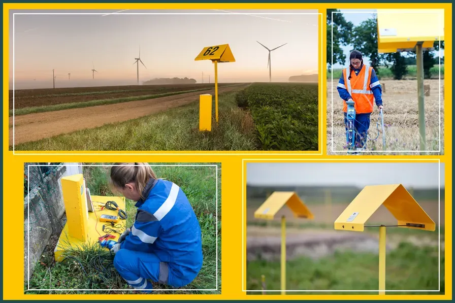 Balise NaTran (photos : NaTran)