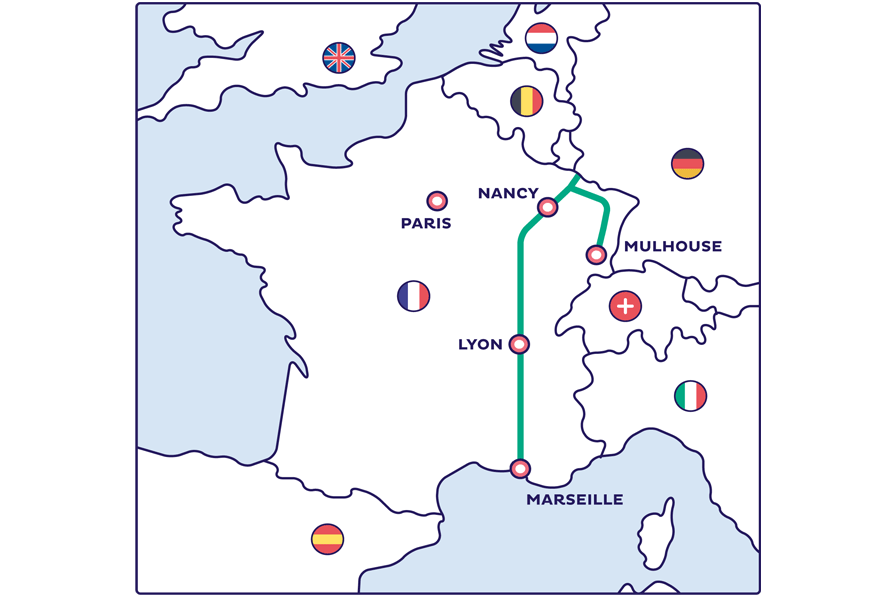 Carte du projet HY-FEN