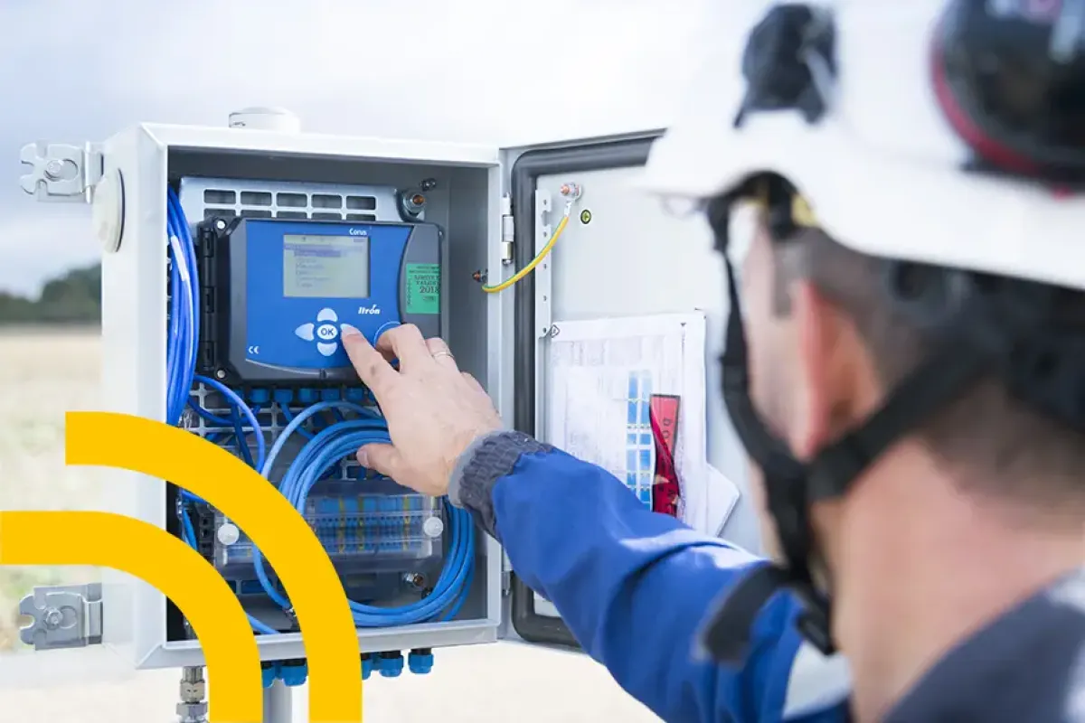 Fiabilisation des données de comptage - Travaux sur un poste de livraison (photo : NaTran - Cédric Helsly)