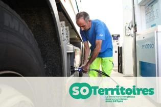 Station GNV de Wissous - crédit photo : Grégory Brandel