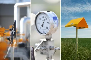 Gas consumption measurement infrastructure and equipment in France