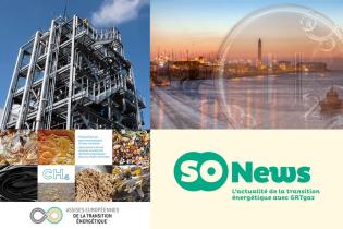 Logo soNews, démonstrateur TITAN V, pyrogazéification : le démonstrateur TITAN V (photo: Luc maréchaux) et photos Getty images