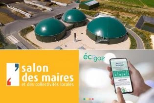 Logo SMCL, unité de méthanisation Mézières-sur-Oise (photo : Jacques Rostand)