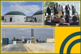 Inauguration du site de méthanisation des 6 fermes