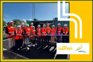 Inauguration du rebours de Saint-James (Manche) - photo : NaTran