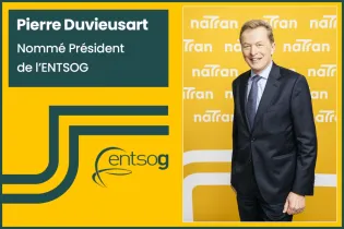 Portrait de Pierre Duvieusart, nommé Président de l'ENTSOG